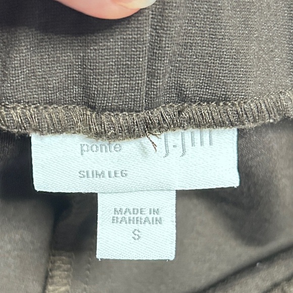 J.Jill Women’s Brown Pull on Pants Size Small Slim fit Casual Office Career - Picture 7 of 7